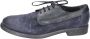 Moma Vintage Elegant Suède Herenschoenen Blue Heren - Thumbnail 2