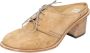 Moma Vintage Elegant Suède Schoenen voor Vrouwen Brown Dames - Thumbnail 5