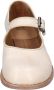 Moma Vintage Leren Ballet Flats voor Vrouwen Beige Dames - Thumbnail 4
