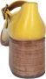 Moma Vintage Leren Dames Schoenen Yellow Dames - Thumbnail 3
