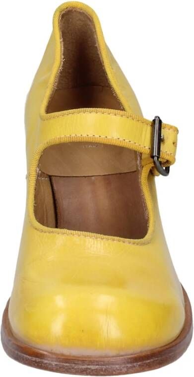 Moma Vintage Leren Dames Schoenen Yellow Dames