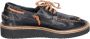 Moma Vintage Leren Dames Sneakers Black Dames - Thumbnail 3
