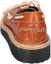 Moma Vintage Leren Dames Sneakers Brown Dames - Thumbnail 2