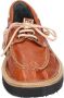 Moma Vintage Leren Dames Sneakers Brown Dames - Thumbnail 4