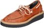 Moma Vintage Leren Dames Sneakers Brown Dames - Thumbnail 5