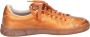 Moma Vintage Leren Dames Sneakers Orange Dames - Thumbnail 3
