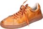 Moma Vintage Leren Dames Sneakers Orange Dames - Thumbnail 5