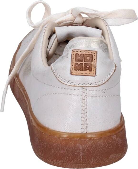 Moma Vintage leren sneakers voor dames White Dames