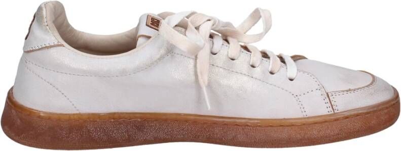 Moma Vintage leren sneakers voor dames White Dames