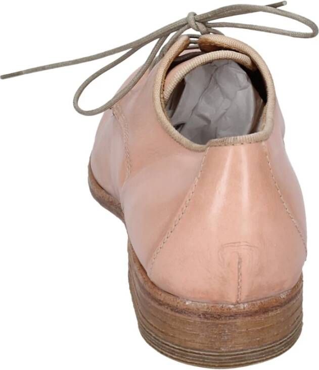 Moma Vintage Leren Elegante Damesschoenen Pink Dames