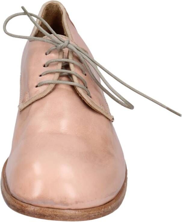 Moma Vintage Leren Elegante Damesschoenen Pink Dames
