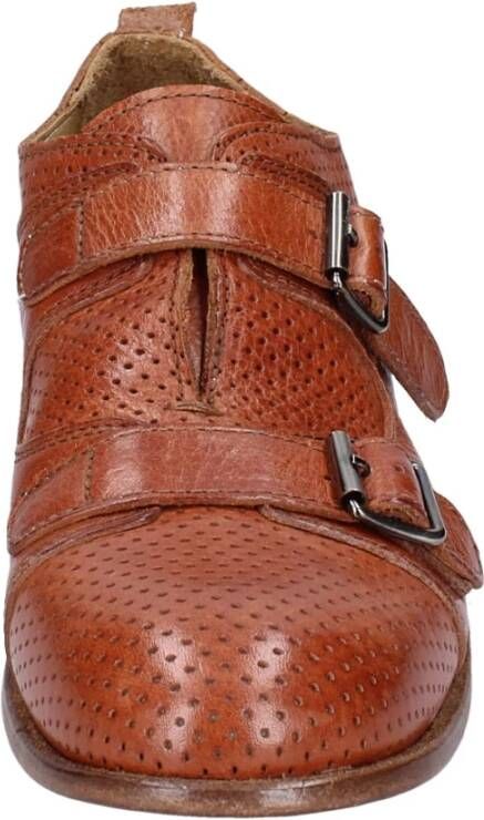 Moma Vintage Leren Elegante Schoenen voor Vrouwen Brown Dames
