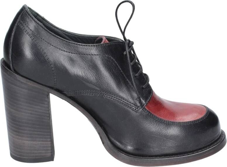 Moma Vintage Leren Elegante Schoenen voor Vrouwen Brown Dames