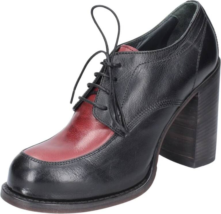 Moma Vintage Leren Elegante Schoenen voor Vrouwen Brown Dames