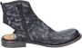 Moma Vintage leren enkellaarsjes Black Dames - Thumbnail 3