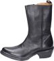 Moma Vintage lederen enkellaarsjes Black Dames - Thumbnail 2