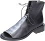 Moma Vintage Lederen Enkellaarsjes Black Dames - Thumbnail 5