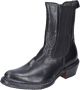 Moma Vintage Leren Enkellaarzen voor Vrouwen Black Dames - Thumbnail 5