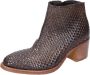Moma Vintage Leren Enkellaarzen voor Vrouwen Brown Dames - Thumbnail 5