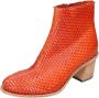 Moma Vintage leren enkellaarsjes Brown Dames - Thumbnail 5