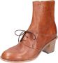 Moma Vintage Leren Enkellaarzen voor Vrouwen Brown Dames - Thumbnail 5
