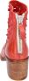 Moma Vintage Lederen Enkellaarsjes Red Dames - Thumbnail 3