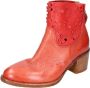 Moma Vintage Lederen Enkellaarsjes Red Dames - Thumbnail 5