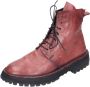 Moma Vintage Leren Enkellaarzen voor Vrouwen Red Dames - Thumbnail 5