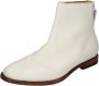 Moma Vintage lederen enkellaarsjes White Dames - Thumbnail 5