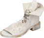 Moma Vintage leren enkellaarsjes White Dames - Thumbnail 5