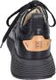 Moma Vintage Lederen Sneakers Black Heren - Thumbnail 2