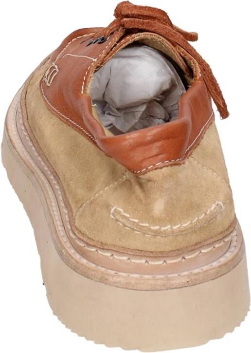 Moma Vintage Leder Sneakers Brown Heren