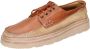 Moma Vintage Leder Sneakers Brown Heren - Thumbnail 5