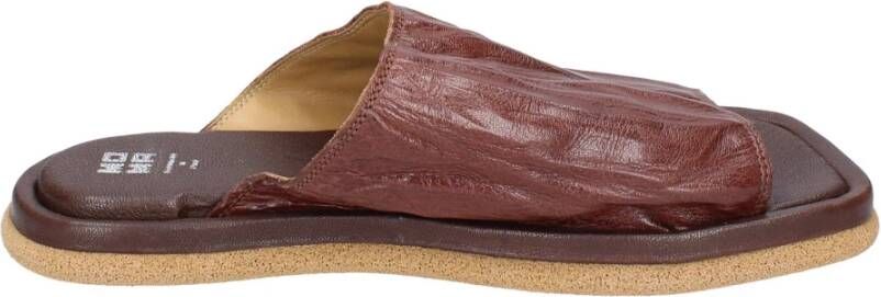 Moma Vintage Leren Herensandalen Brown Heren