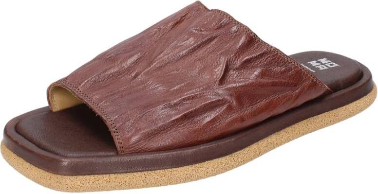 Moma Vintage Leren Herensandalen Brown Heren
