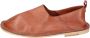 Moma Vintage Leder Slippers Brown Dames - Thumbnail 2