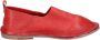 Moma Vintage Leren Instappers voor Vrouwen Red Dames - Thumbnail 3