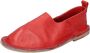 Moma Vintage Leren Instappers voor Vrouwen Red Dames - Thumbnail 5