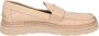 Moma Vintage Leren Loafers voor Mannen Beige Heren - Thumbnail 3