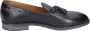 Moma Vintage Leren Loafers voor Mannen Black Heren - Thumbnail 3