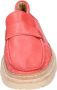 Moma Vintage Leren Loafers voor Mannen Red Heren - Thumbnail 4