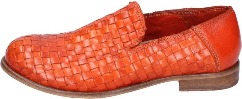 Moma Vintage Leder Loafers Brown Dames