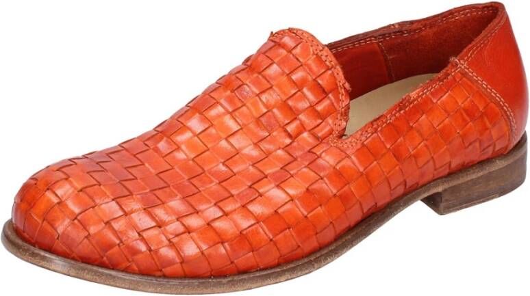 Moma Vintage Leder Loafers Brown Dames