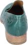 Moma Vintage Leder Loafers Green Dames - Thumbnail 2