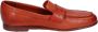 Moma Vintage Leren Loafers voor Vrouwen Orange Dames - Thumbnail 3