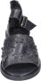 Moma Vintage Leder Sandalen Black Dames - Thumbnail 4
