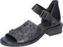 Moma Vintage Leder Sandalen Black Dames - Thumbnail 5