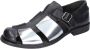 Moma Vintage Leren Sandalen voor Vrouwen Black Dames - Thumbnail 5