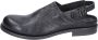 Moma Vintage Leder Sandalen Black Dames - Thumbnail 2