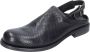 Moma Vintage Leder Sandalen Black Dames - Thumbnail 5